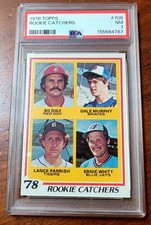 1978 Topps - Rookie Catchers Murphy, Parrish, Whitt #708 (RC)   NM- PSA 7