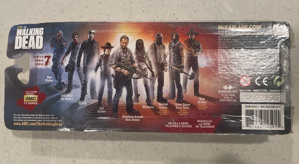 Figura Autografiada The Walking Dead Grave Digger Daryl Dixon Serie 7 Foto 2 de 2