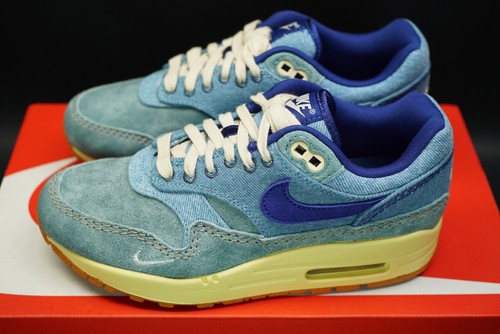 Nike Air Max 1 Premium PRM Dirty Denim Zapatos DV3050 300 Azul Real Varios Tamaños - Imagen 3 de 16