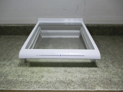 AMANA REFRIGERATOR SHELF W/RAILS SCRATCHES/RUST PART # 10895714