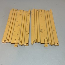 Tyco Slot Car Track: 6" Straight B5830T Sand/Tan/Orange  Lot of 2 