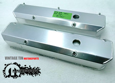 Mopar Plymouth Dodge Polished Fabricated Valve Covers Small Block 318 340 360