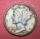 1935 Choice Uncirculated US Mercury SILVER Dime! FSB! Old US Coin!