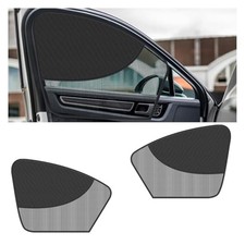 2PCS Car Window Windshield Sunshade, Magnetic Double Layer Side Window Front