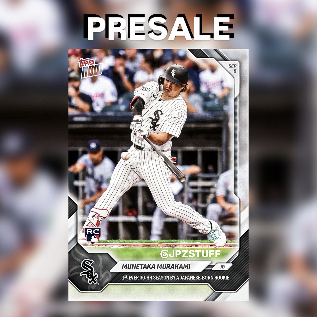 2026 Topps Now MLB #638 Munetaka Murakami RC Chicago White Sox - PRESALE