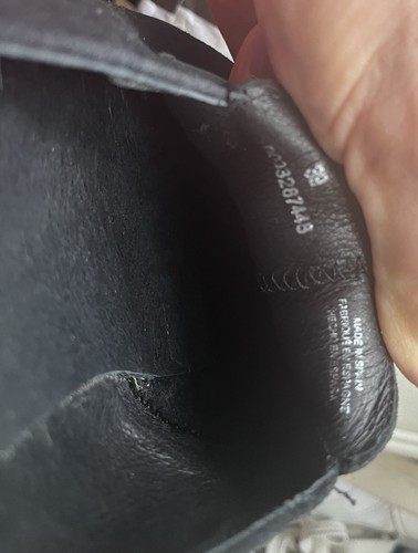 FREE PEOPLE SCHWARZE WILDLEDER PANTOLETTE 39/9 NEU - Bild 5 von 5