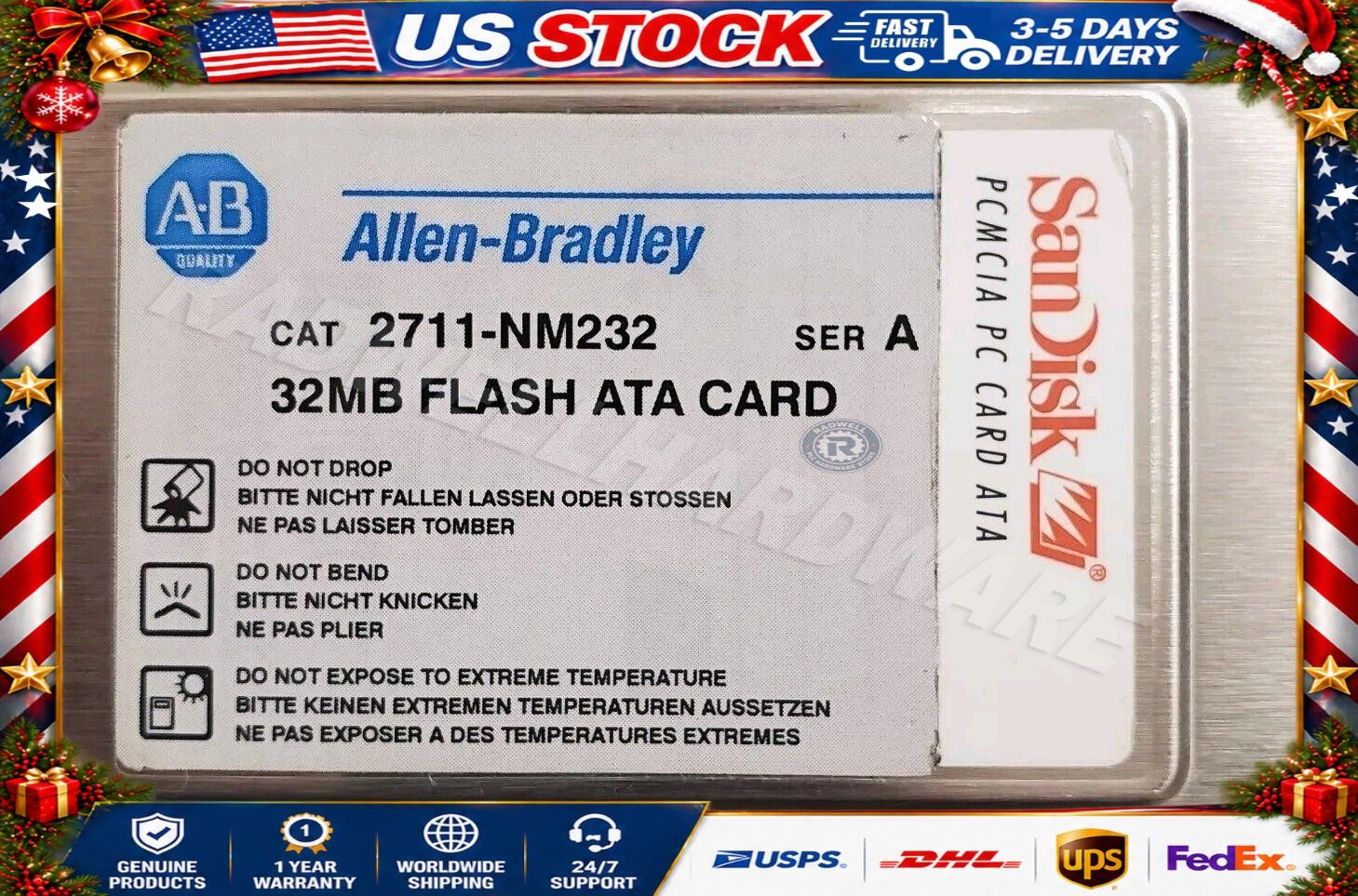 Allen Bradley 2711-NM232 Series A 32MB PCMCIA Memory Card for PanelView.