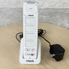 VTech SN5307 Amplified Photo Dial Accessory Handset w/Dock Adapter Tested