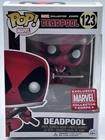 Funko Pop! Vinyl Marvel Deadpool (Leaping) #123 Marvel Collector Corps Exclusive