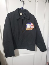 Dickies Vintage Y2K 90s Men's Quilted Lined Jacket Service Style Black Med-RG