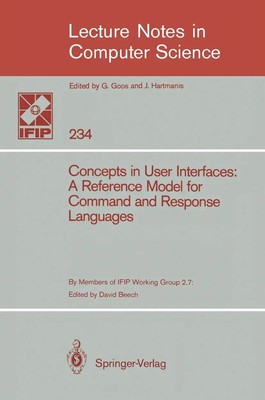 David Beech (u. a.) | Concepts in User Interfaces | Taschenbuch | Englisch | x
