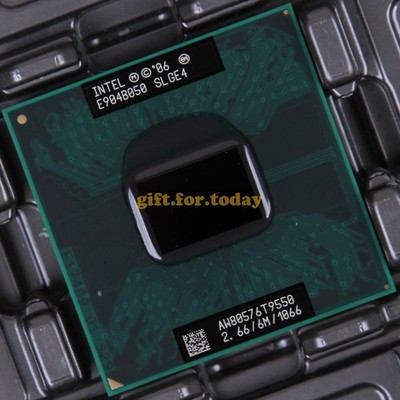   Core 2 Duo T9550 SLGE4 2.66 GHz Dual-Core Processor CPU (BX80576T9550) #zn
