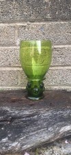 Handmade Reproduction Of An Antique 17thc Roamer Glass Green