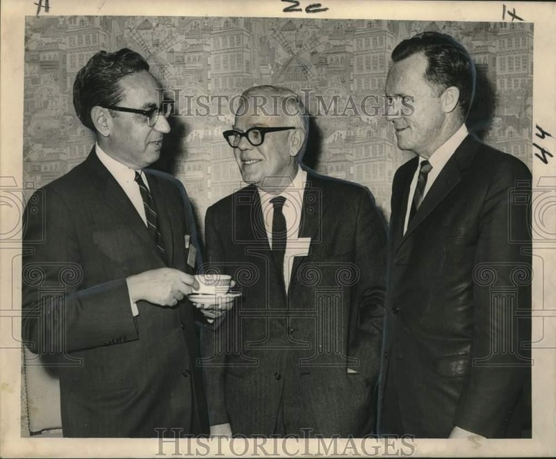 1965 Press Photo Officials at Public Health Education convention in New Orleans