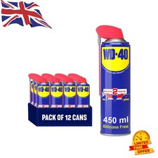 WD40 Multi-Use Lubricant Spray 450ml x12 – Precision & Protection for All Tasks 25.55 per litre