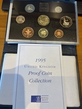 1995 - Royal Mint UK Proof Coin Set in RM Blue Case