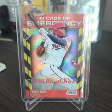 2025 Topps Stadium Club James Wood In Case Of Emergency RC #ICE-11 Nationals