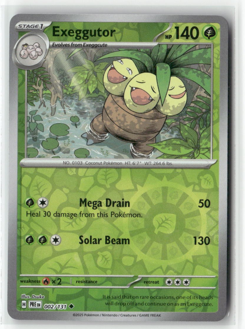 Exeggutor Reverse Holofoil [PRE - 002/131]