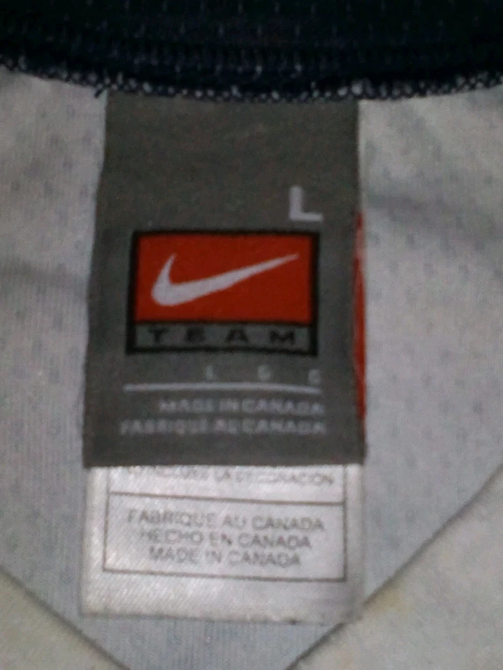 Футболка Georgetown Hoyas Nike командный выпуск официальная полоса синяя No55 большая  - Изображение 3 из 4