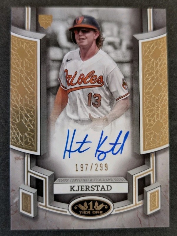 2024 Topps Tier One - Breakout Autographs Heston Kjerstad #BOA-HK /299 (AU, RC)