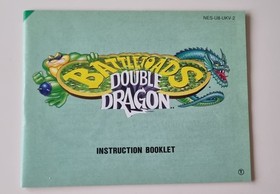 NES BATTLETOADS DOUBLE DRAGON ORIGINAL NINTENDO VIDEO GAME, BOX  MANUAL UK 