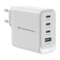 Conceptronic ALTHEA22W100 4-Port 100W Gan Usb Pd Charger LadegeräT