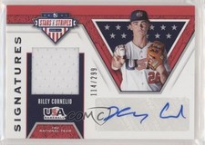 2019 Panini USA Baseball Stars & Stripes Signatures /299 Riley Cornelio Auto 0q0
