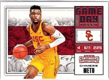 2018 Panini Contenders Draft Picks #30 Chimezie Metu Game Day Ticket