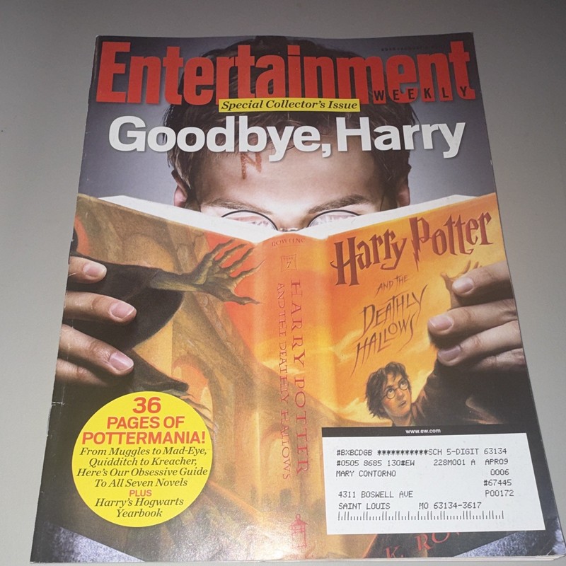 Entertainment Weekly Special Collector's Issue July 2007 Goodbye, Harry Potter