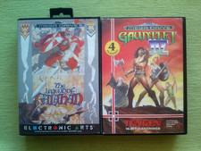 Thumbnail of ebay&reg; auction 147265220401 | THE LEGEND OF GALAHAD + GAUNTLET IV Sega Mega Drive Megadrive Genesis Pal Ver. ✔