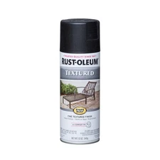 Rust-Oleum 7220830 Textured Spray Paint 12 Oz Black Weather & Corrosion Resist