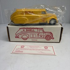 1994 ERTL DIECAST BANK 1938 DODGE AIRFLOW TANKER ADVERTISING SHELL PETROLEUM