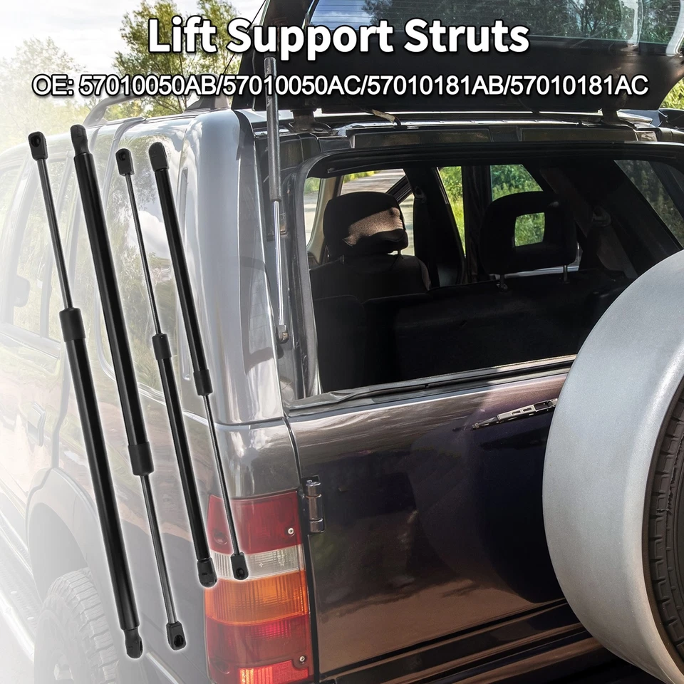 Rear Window Glass & Tailgate Lift Supports Struts No.57010050AB for Jeep Liberty - Image 2 of 4
