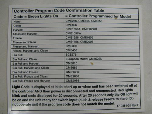 cm3 universal service controller bin full