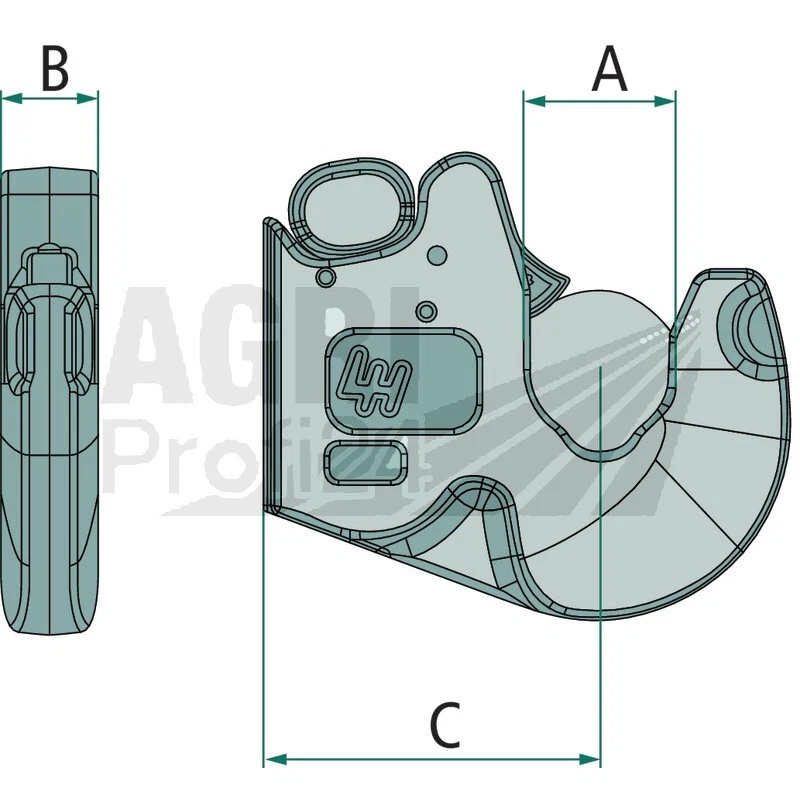Schnellkuppler Unterlenkerhaken Kat.3 Unterlenker für Unimog Traktor Schlepper - Bild 2 von 3