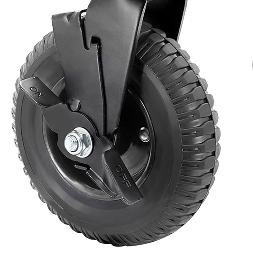 Gate Wheel for Wooden Gate 7.5” Swivel Gate Caster Wheel for Metal Tube