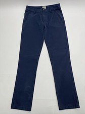 boys Boden navy blue chino pants size 14youth 39 inches Long