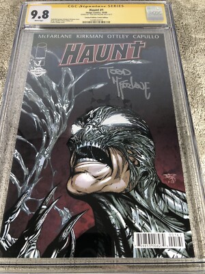 Haunt 1 CGC SS 9.8 Todd McFarlane Auto 10/09 Limited Ed Comix Ed