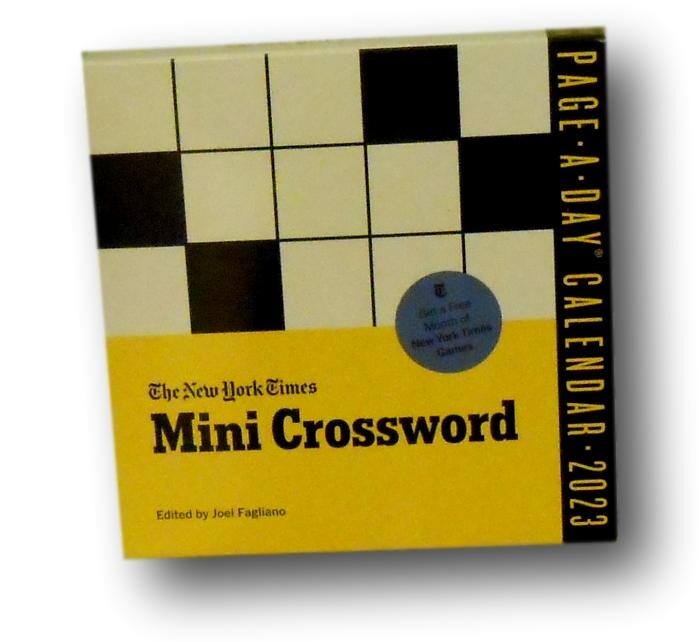 The New York Times Mini Crossword Page-A-Day Calendar For 2023 : For  Crossword Beginners and Puzzle Pros by Joel Fagliano and Workman Calendars  (2022, Calendar) for sale online | eBay