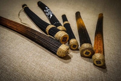 Rain stick Bumble Bee  | Rain natural flute | Glows in the dark | Handmade