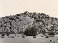 Bellari Hills -- Karnataka India    antique photograph