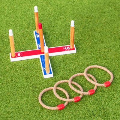 Harrier Giant Wooden Quoits | OUTDOOR RING TOSS GAME – Kids/Family ...