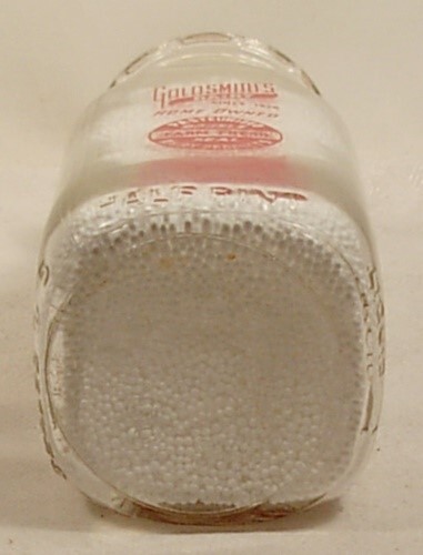 GOLDSMITH'S DAIRY SINCE 1928 SQUARE HALF PINT MILK BOTTLE - Picture 3 of 4