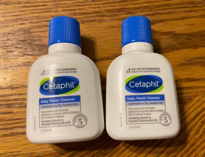 2 PACK Daily Facial Cleanser for Sensitive 2 oz by CETAPHIL AK
