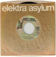 SIMON, Carly  (Attitude Dancing)  elektra 45246 