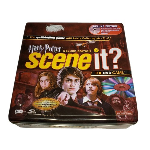 Harry Potter Scene It? Deluxe Edition DVD Board Game 2005 Tin Case EUC Complete - Picture 1 of 12