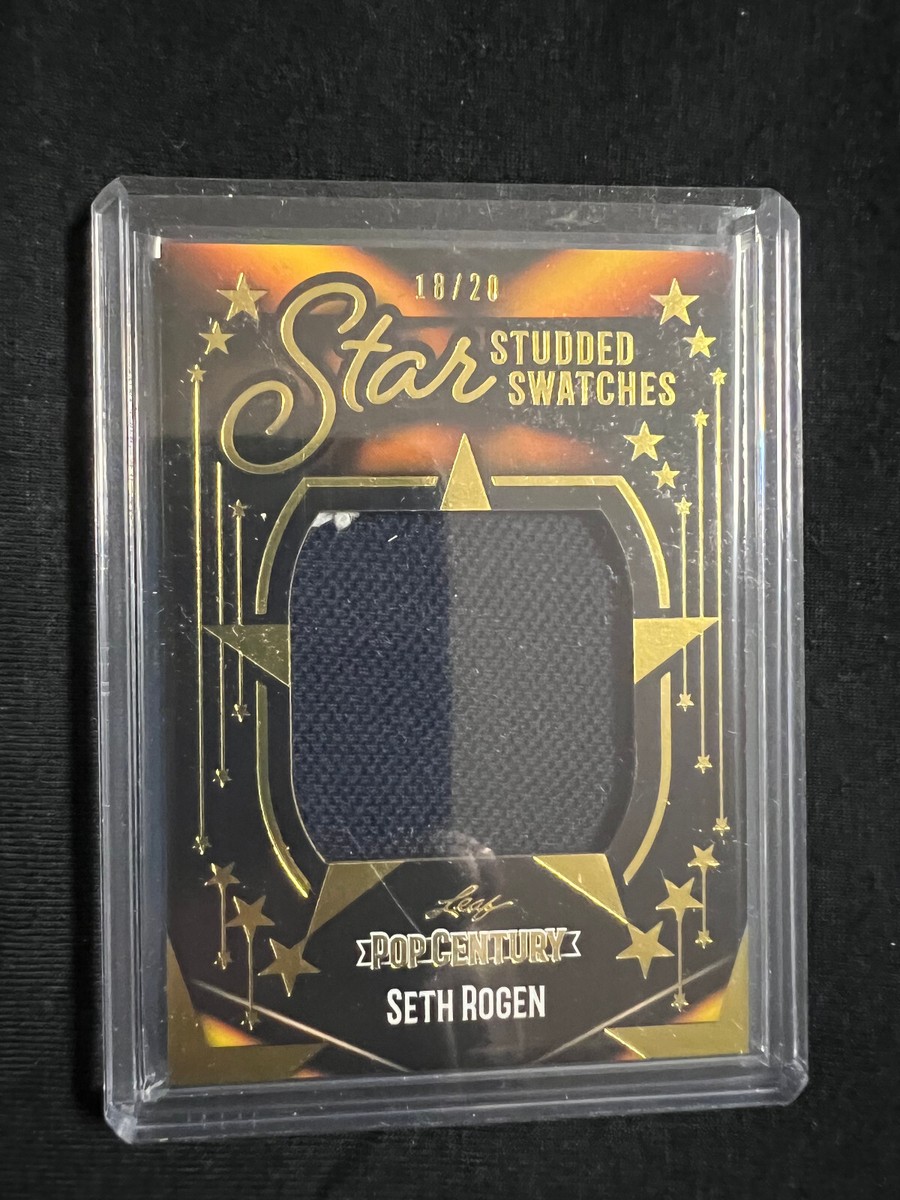 2023 Leaf ドウェイン・ジョンソン　スタッズ・スウォッジ 2023 Leaf Metal Pop Century Star Studded Swatch 18/20 Seth Rogan