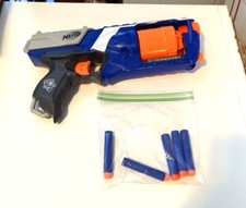 Nerf N-Strike Elite Strongarm Blaster Pistol Revolver Power Dart Gun W/ 5 Darts