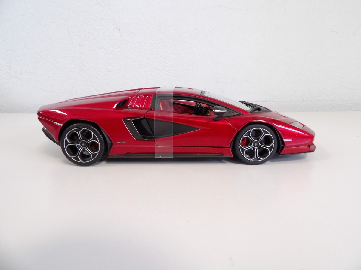 RARE BURAGO 1:24 Lamborghini COUNTACH LPI 800-4 Red -18-21102R | eBay