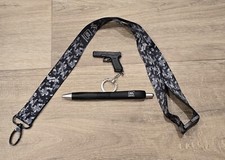 GLOCK Lanyard Keychain, Camo Lanyard, and Pen